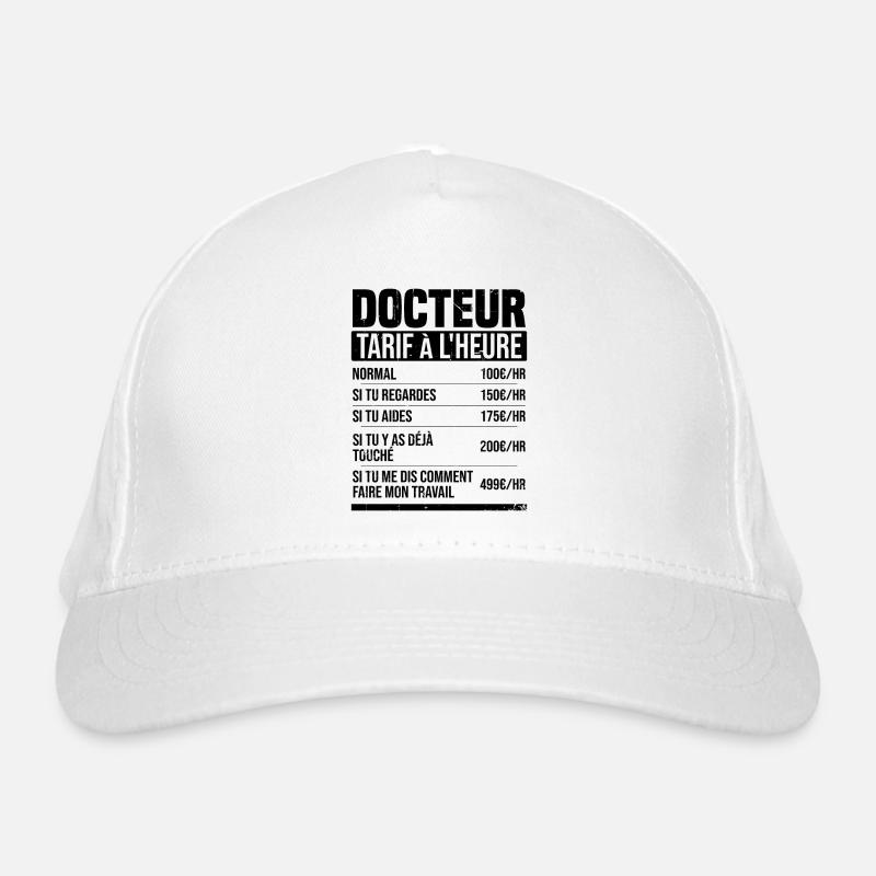 Doktor Stundensatz Humor Geschenkidee Bio-Baseballkappe