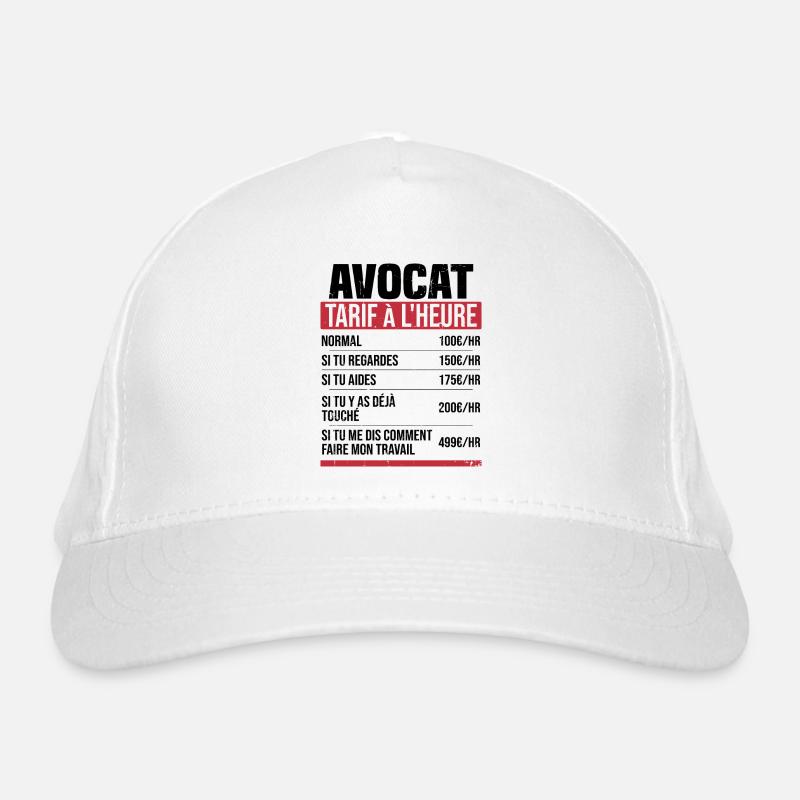 Avocado Stundensatz Humor Geschenkidee Bio-Baseballkappe