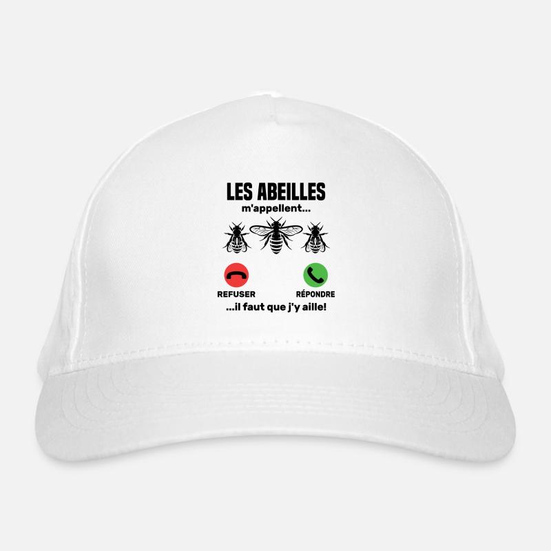 Les abeilles m appellent... Casquette classique bio