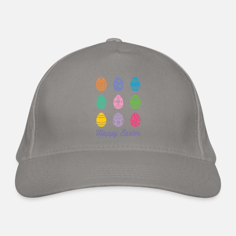 Frohe Ostern Bio-Baseballkappe