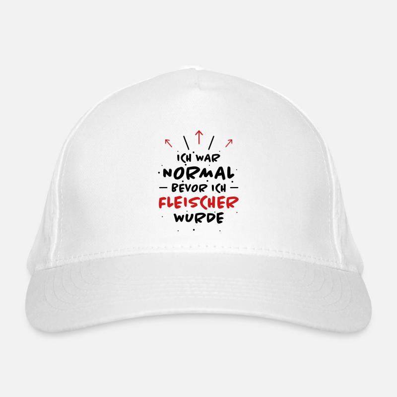 Fleischer Spruch Metzger Lustig Fleischer Geschenk Bio-Baseballkappe