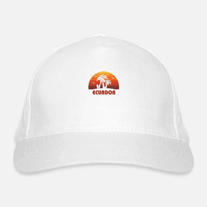 Cooles Ecuador Beach Sunset Souvenir Bio-Baseballkappe