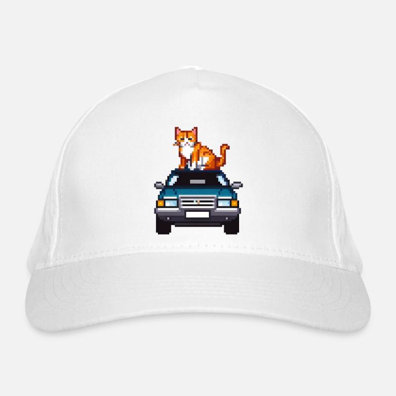 Cat Commander Road Trip Organic Baseball Cap