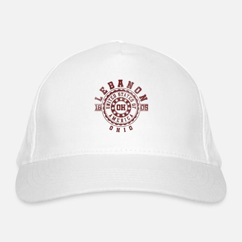 Liban OH | Ohio Souvenir et cadeau Casquette classique bio
