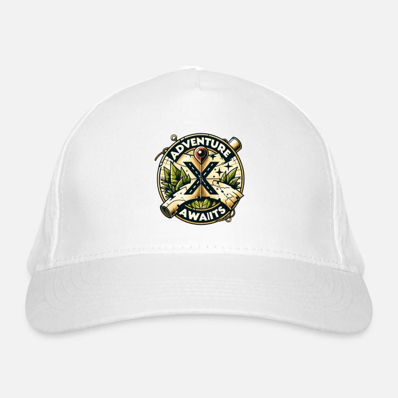 Adventure Compass & Map Organic Baseball Cap