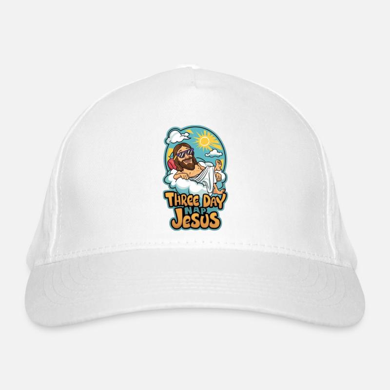 Three Day Nap Jesus Organic Baseball Cap