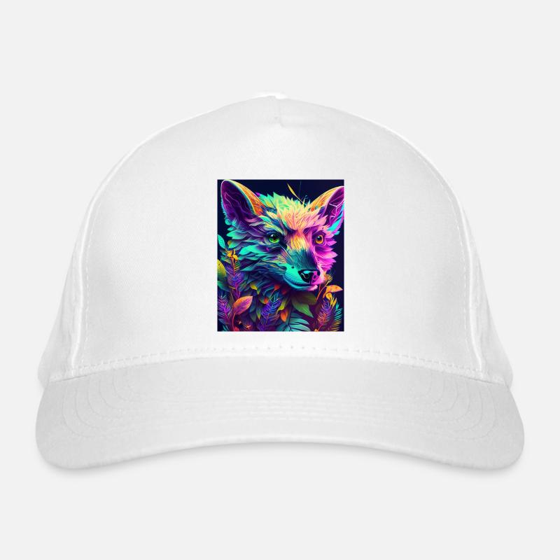 Renard de la forêt néon Casquette classique bio
