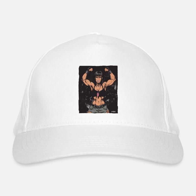 Guerrier de la remise en forme prêt au combat Casquette classique bio