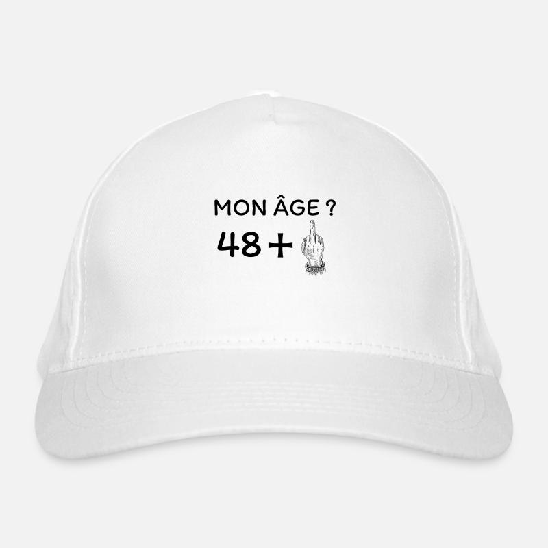 mon âge 49 Casquette classique bio