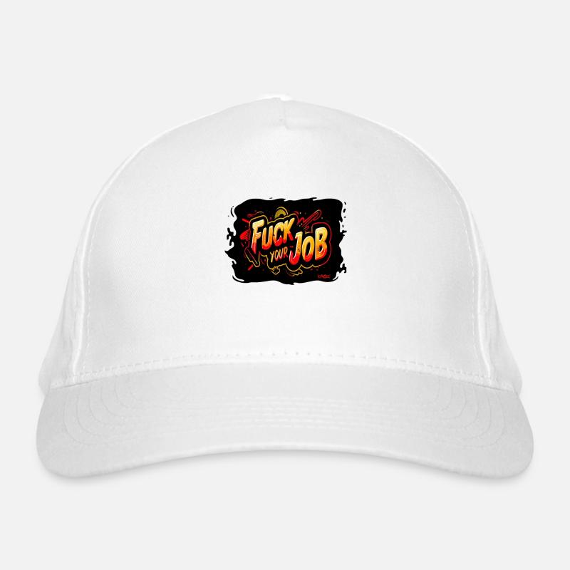 F*** Deinen Job Bio-Baseballkappe