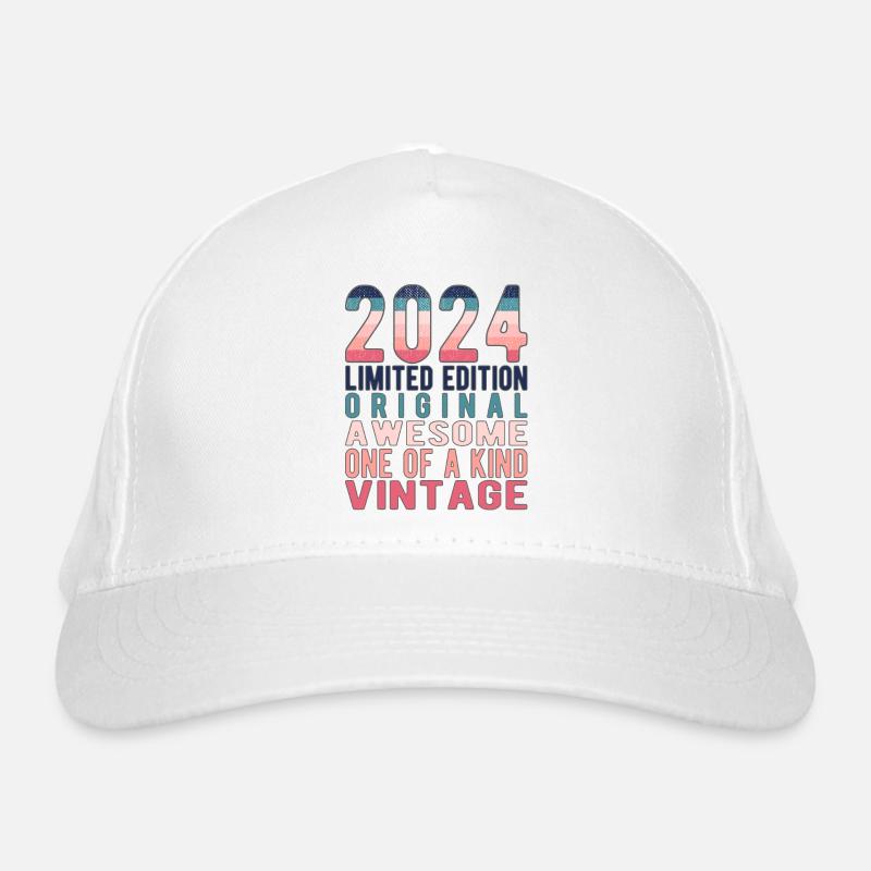 Edition limitée depuis 2024 Anniversaire Millésime 2024 Casquette classique bio