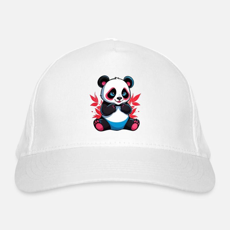 Panda Bear Organic Baseball Cap