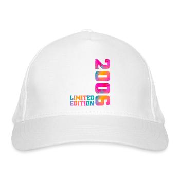 Jahrgang 2006 Geburtstagsgeschenk 18 Jahre alt Jahrgang 18 - Bio-Baseballkappe - Weiß - Vorne