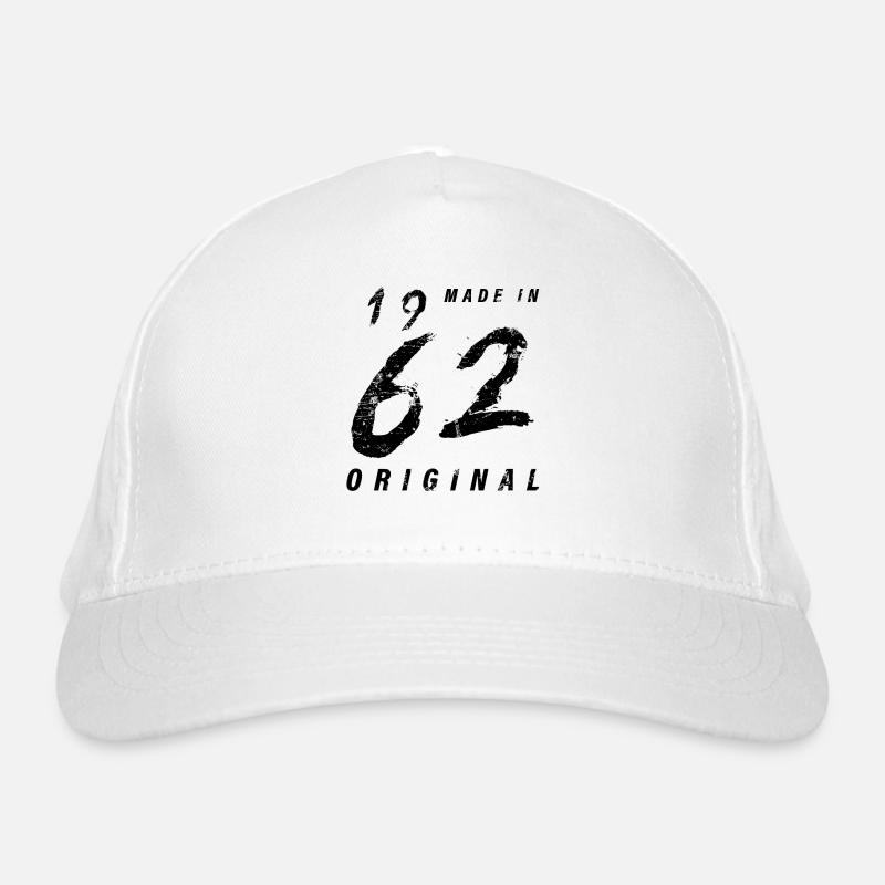 Made In 1962 Original Geburtstag Grunge Distressed Bio-Baseballkappe