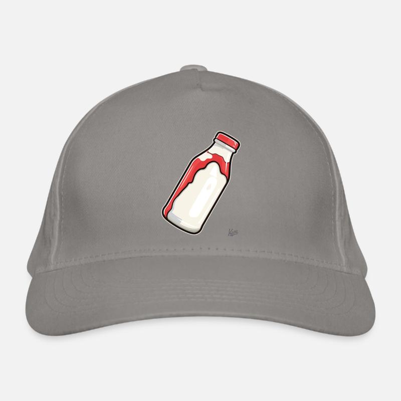 Bouteille de lait laitier Casquette classique bio