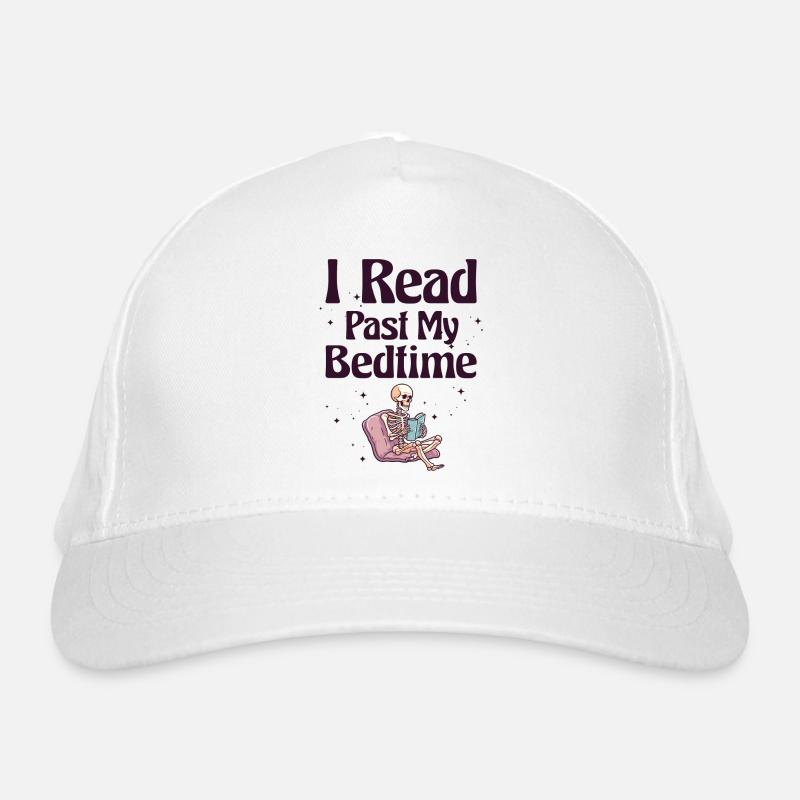 I read skeleton after bedtime Organic Baseball Cap