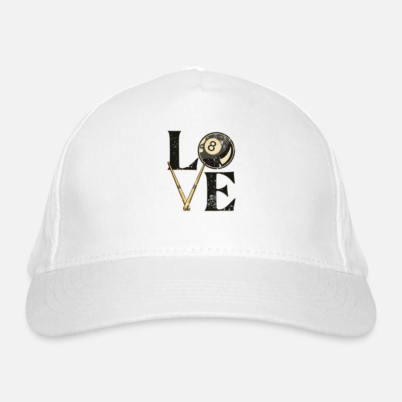 Table de billard « LOVE » Dictons Snooker Casquette classique bio