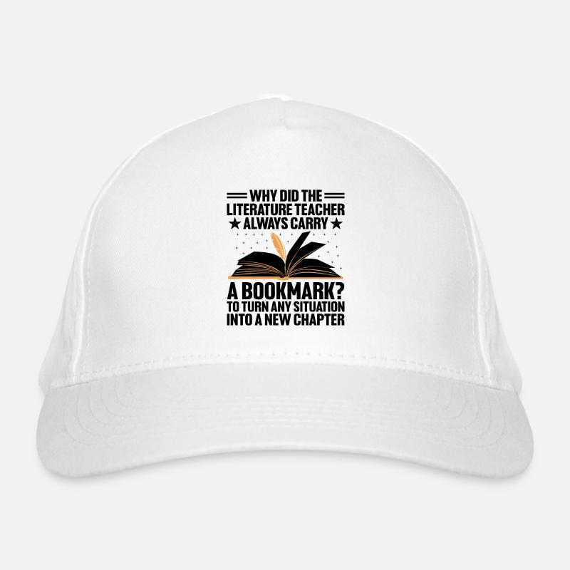 Professeur de littérature Professeur d’école Professeur drôle S Casquette classique bio