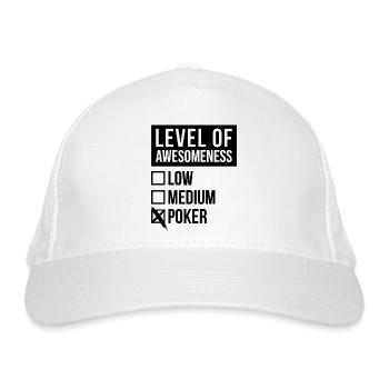 Poker Poker Poker - Organic Baseball Cap - white - Front