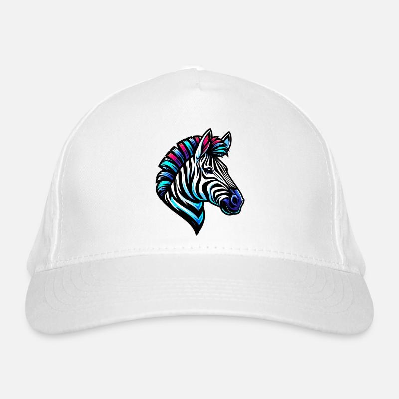 Zebra Organic Baseball Cap