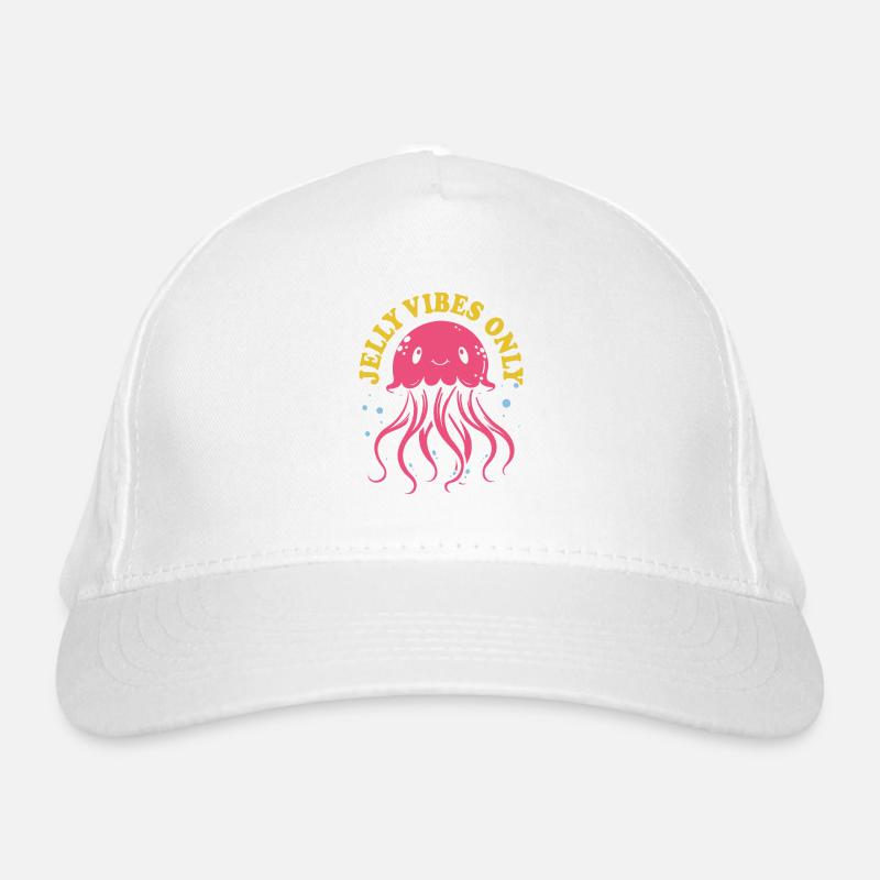 Jelly Vibes only - Jellyfish with tentacles Organic Baseball Cap