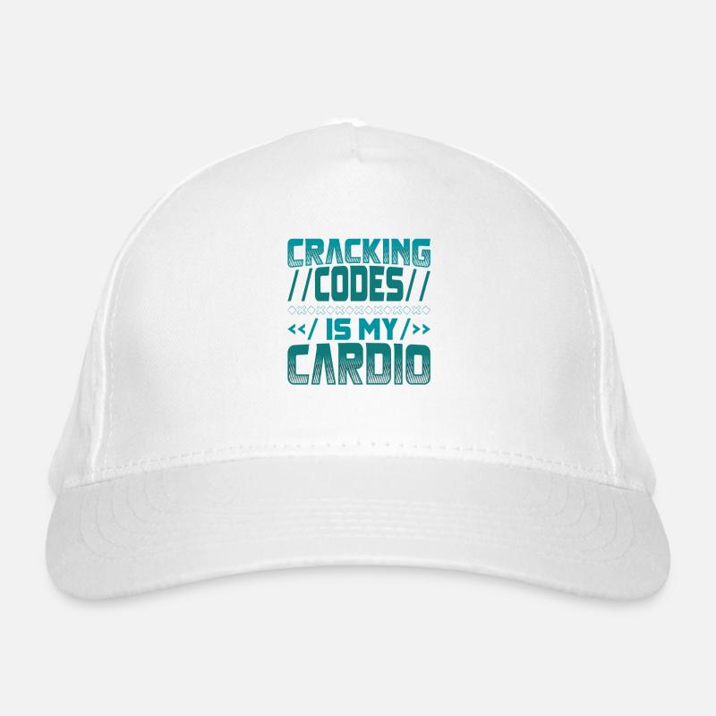 Le déchiffrage des codes, c’est mon cardio - Cryptologic Casquette classique bio