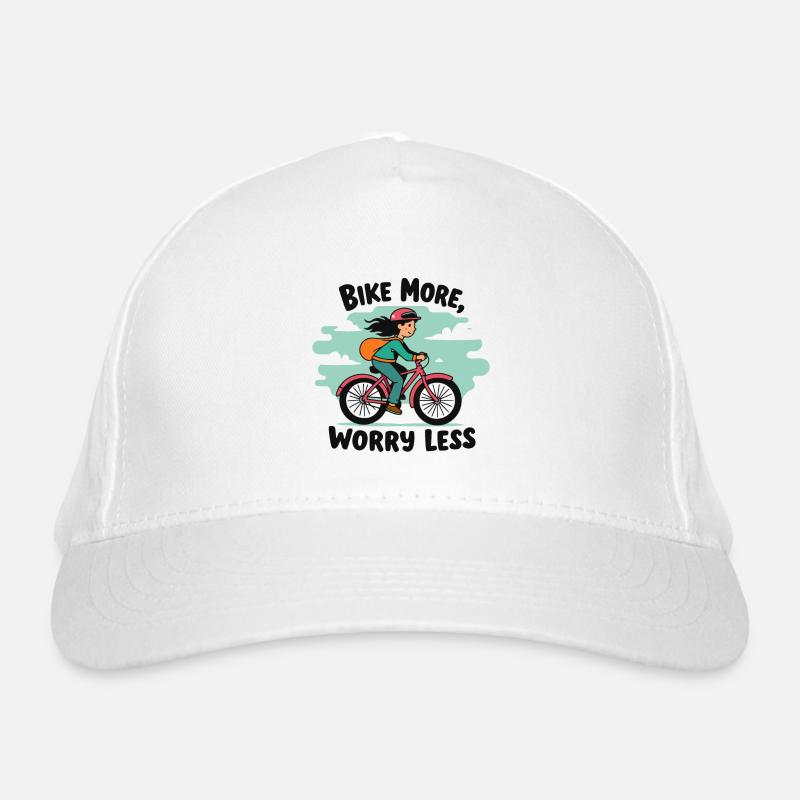 FAITES PLUS DE VÉLO, SANS SOUCIS Casquette classique bio