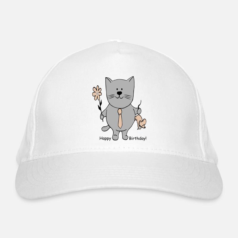 Happy Birthday Organic Baseball Cap