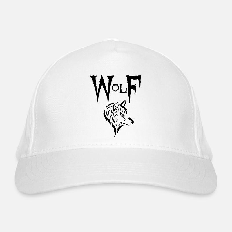Black Wolf Organic Baseball Cap