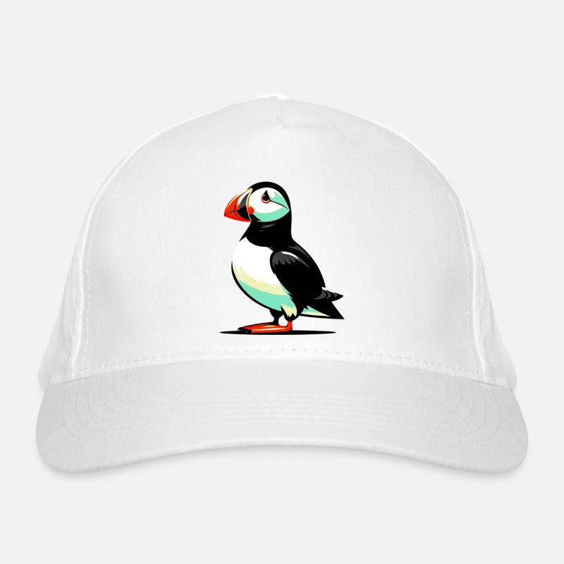Papageitaucher Bio-Baseballkappe