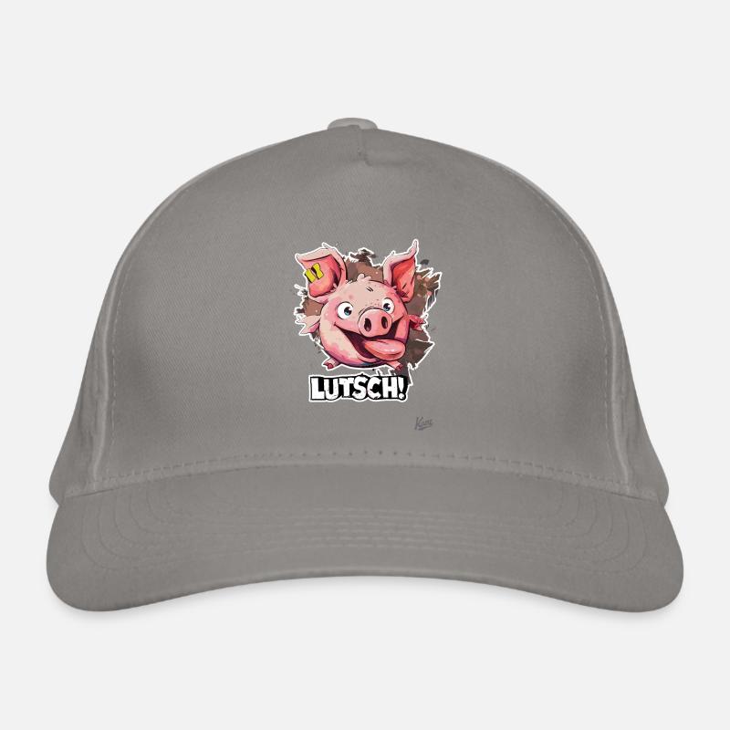 Drôle de cochon dit : Suce Casquette classique bio