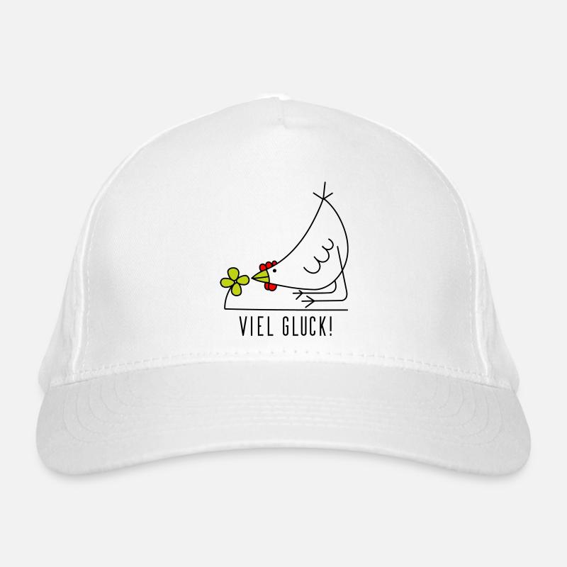 Viel Glück Bio-Baseballkappe