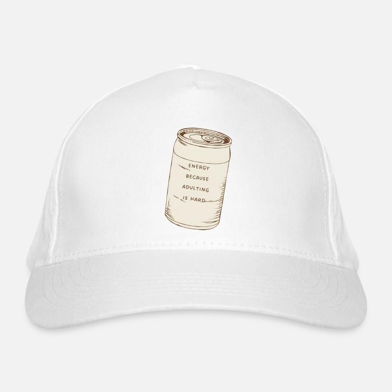 L’énergie parce que l’âge adulte est difficile - pour chaque travailleur Casquette classique bio
