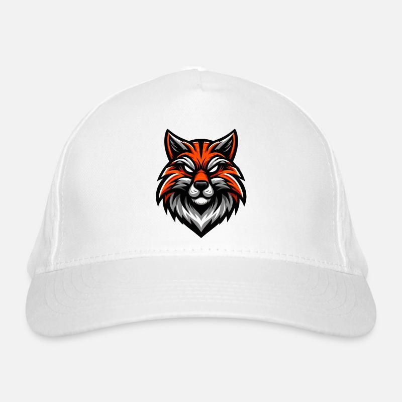 Ginger Cat Illustration Organic Baseball Cap