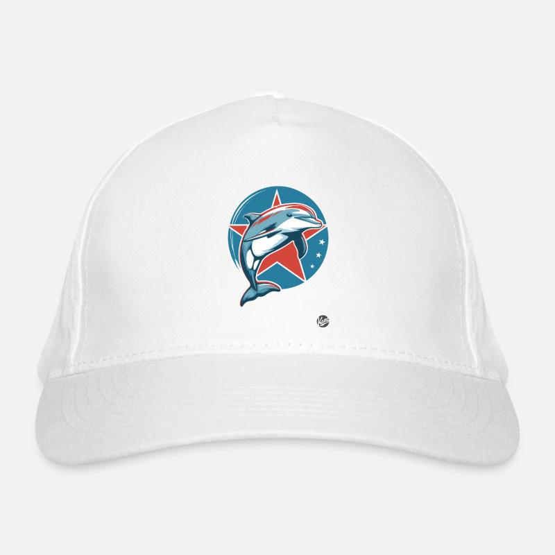 Socialism Communism Dolphin Organic Baseball Cap