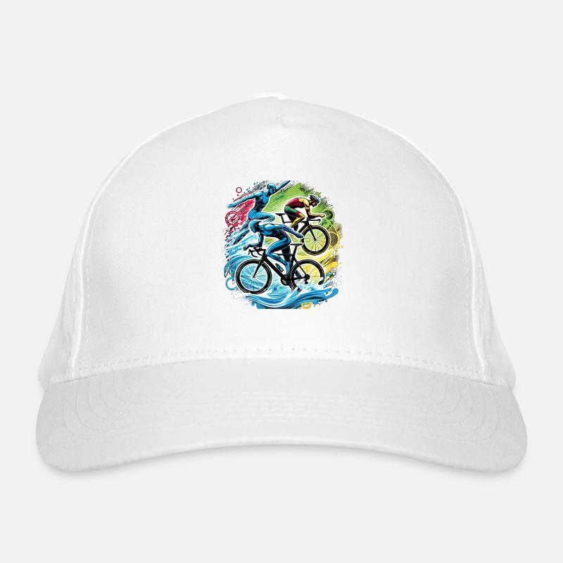 Le triathlon est mon sport Casquette classique bio