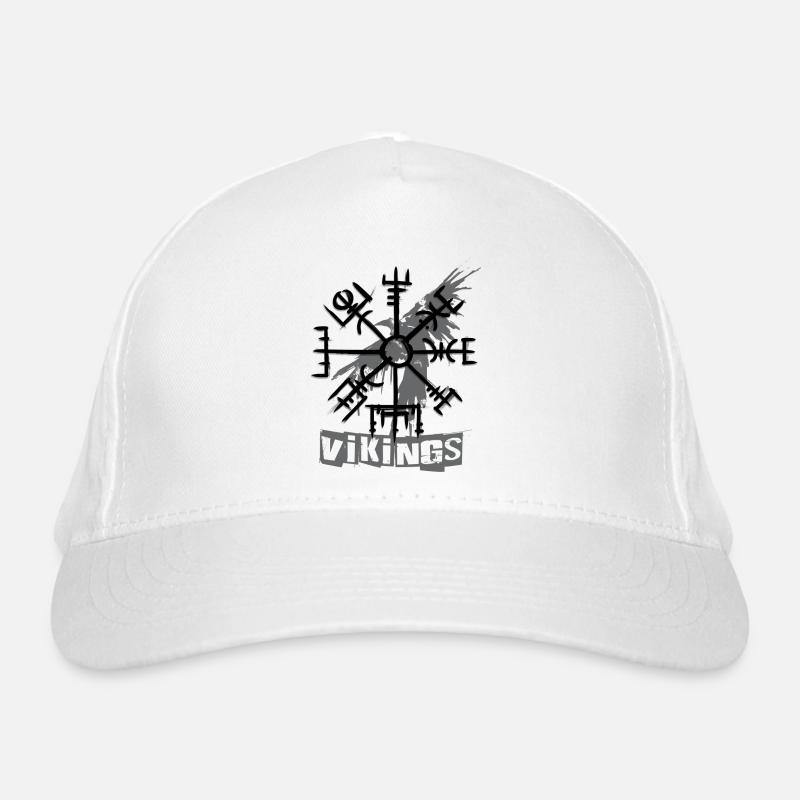 Vikings corbeau & vegvisir Casquette classique bio