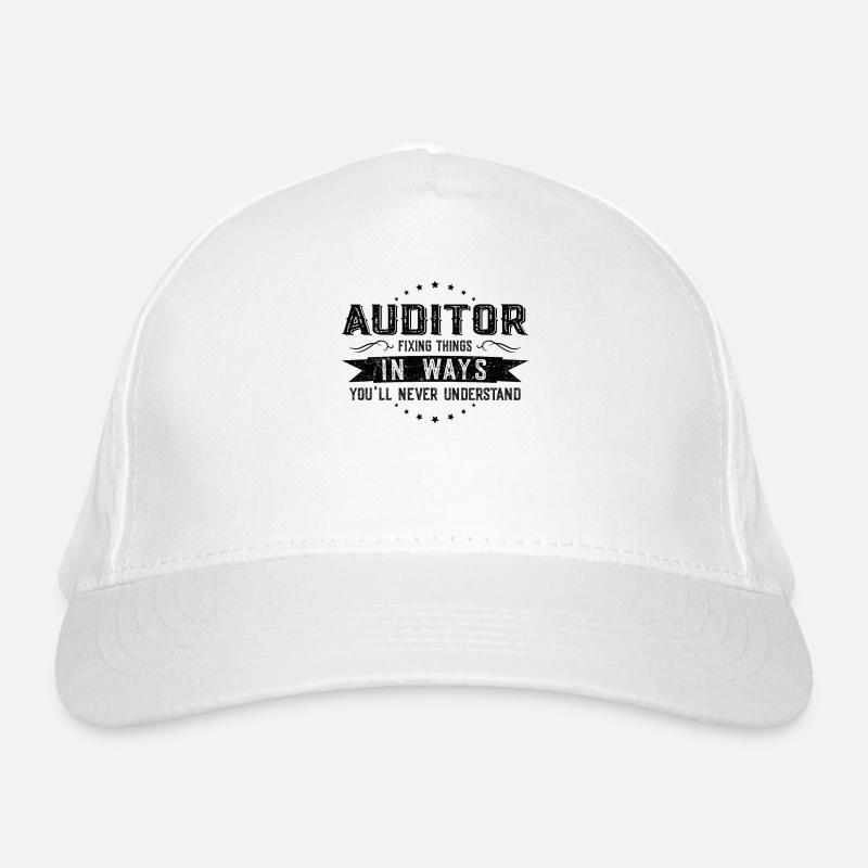 Auditor Colleagues Gift Profession Saying Organic Baseball Cap