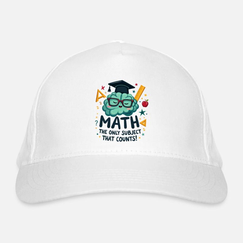 MATHÉMATIQUES Casquette classique bio