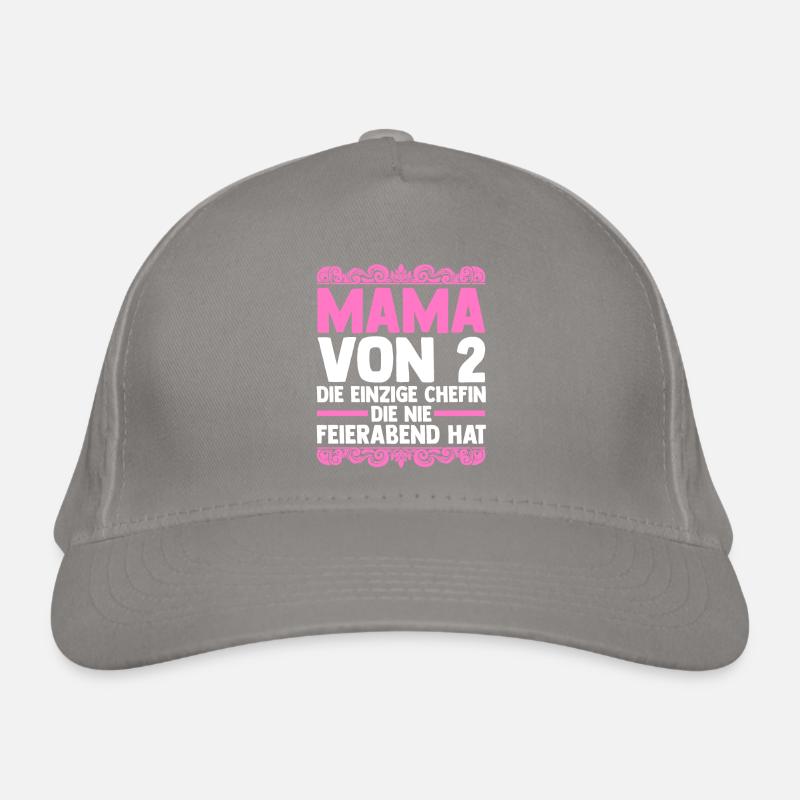 Maman de 2 enfants Casquette classique bio