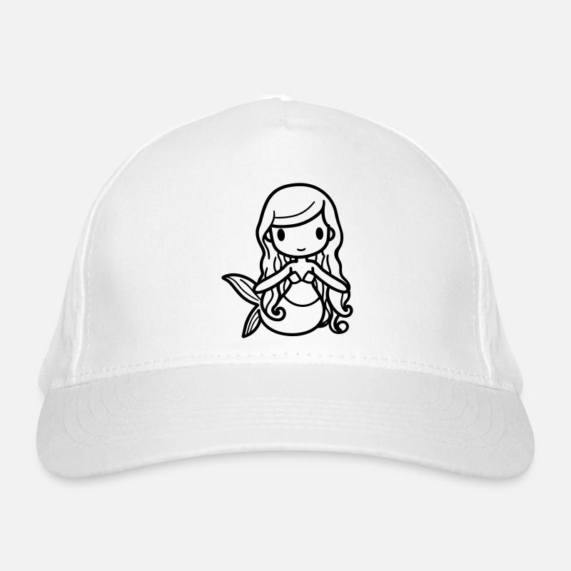 Meerjungfrau Bio-Baseballkappe