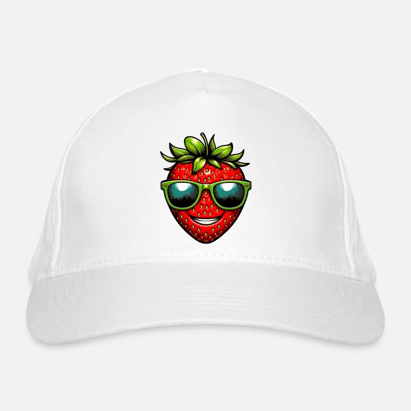 Erdbeeren Erdbeeren Bio-Baseballkappe