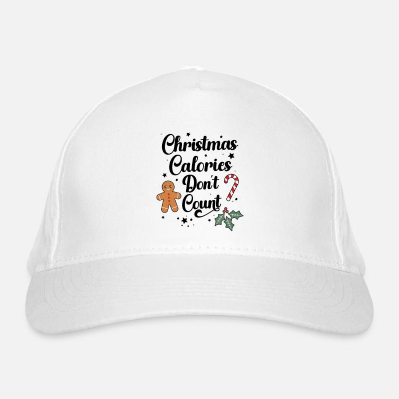 Weihnachtskalorien zählen nicht Bio-Baseballkappe