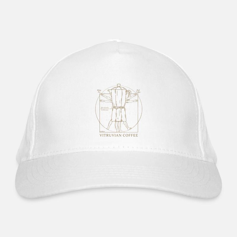 Vintage-Vitruv-Kaffee Bio-Baseballkappe