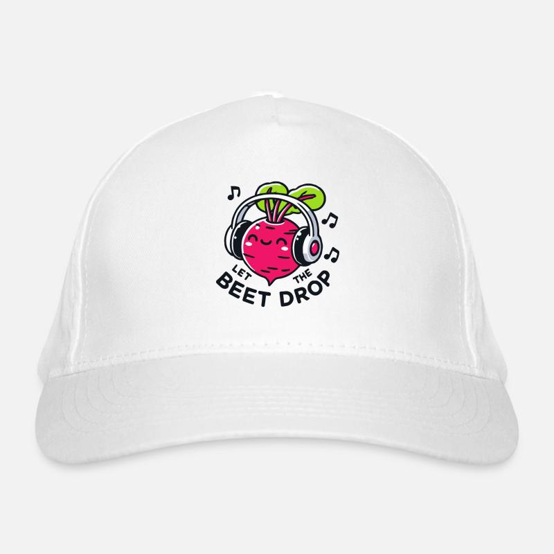 Let The Beet Drop Jeu de mots musical Casquette classique bio