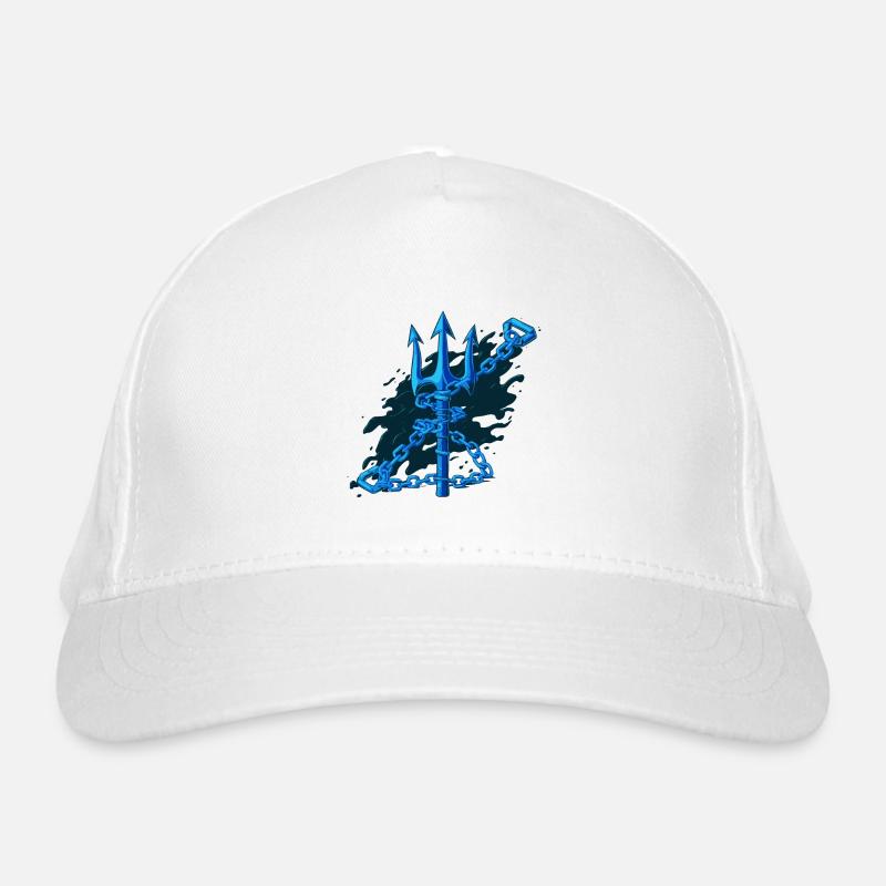 CHAÎNES ENROULÉES AUTOUR DU TRIDENT Casquette classique bio