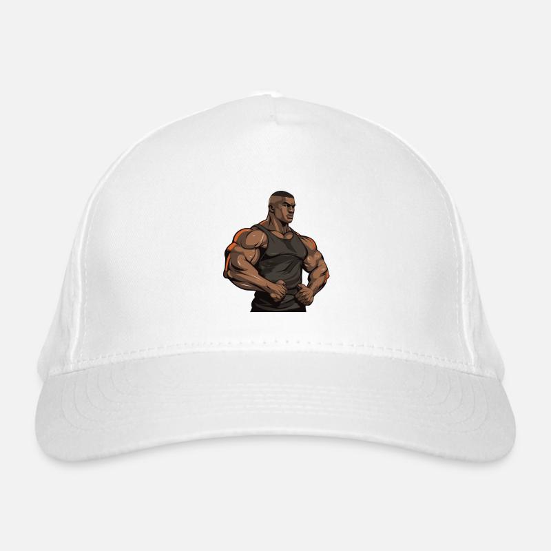 Workout Bodybuilder Muscles Organic Baseball Cap