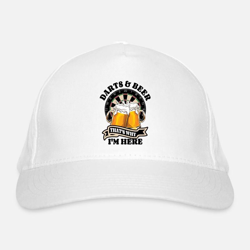 Darts & Beer - That's why I'm here - Dart Fan Bio-Baseballkappe