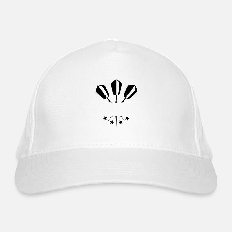 Fléchette - nom propre - entrez votre nom Casquette classique bio