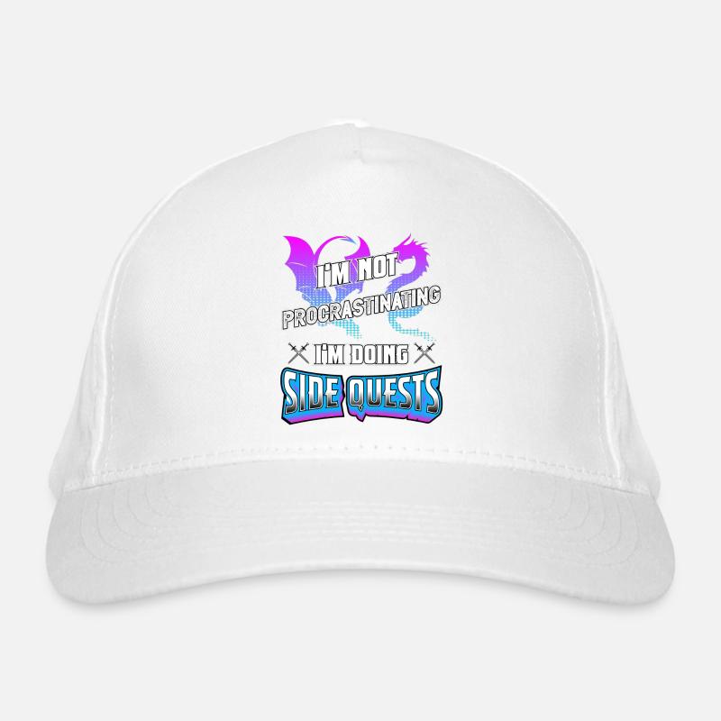 Geschenkidee Gamer Zocker MMORPG Side Quest Bio-Baseballkappe